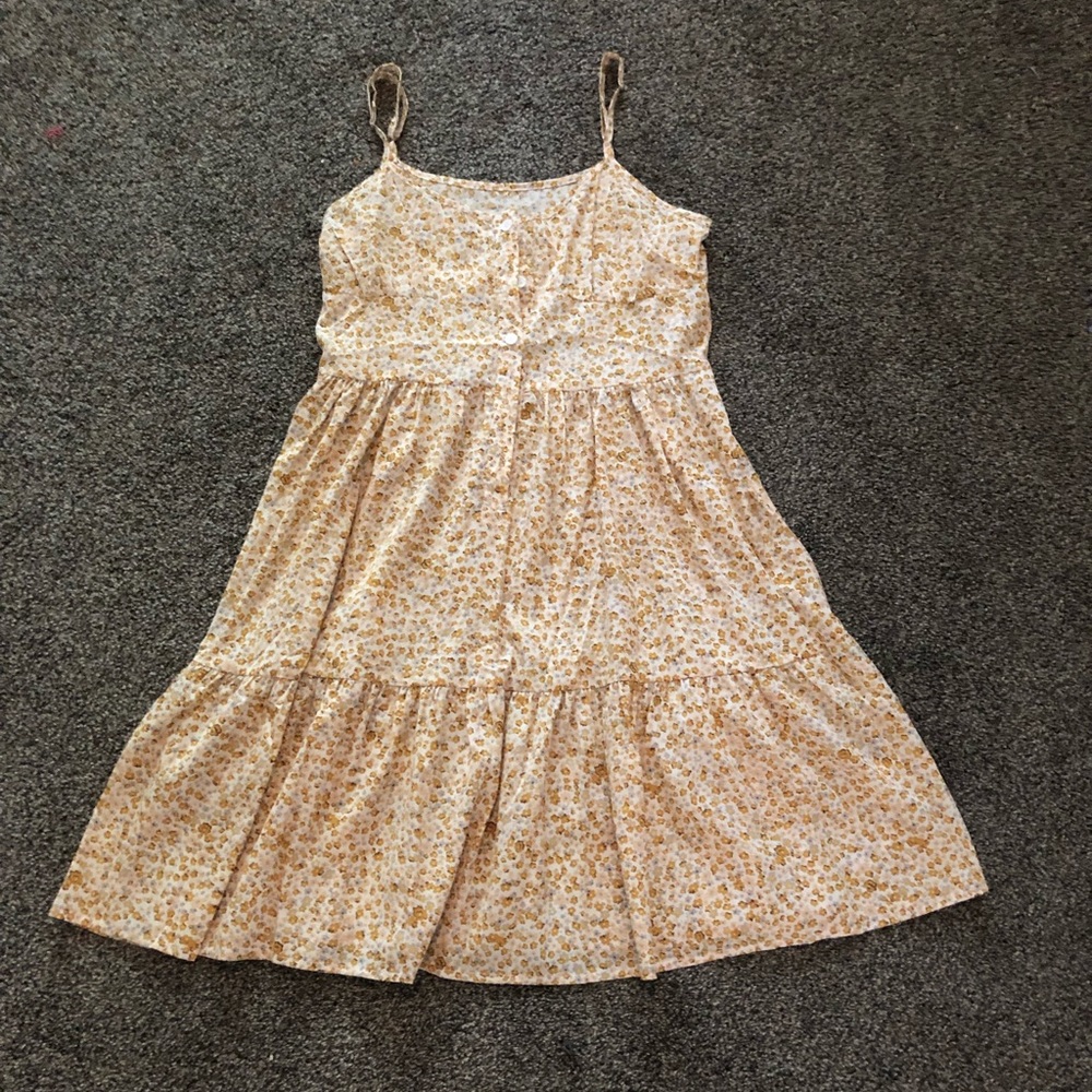Romwe yellow sundress